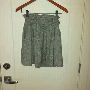 2/$20 H&M belted plaid skirt